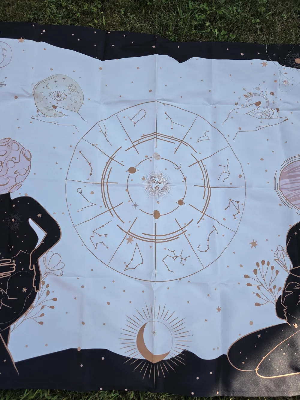 Celestial Zodiac Wall Tapestry Pregnant Women 50x58